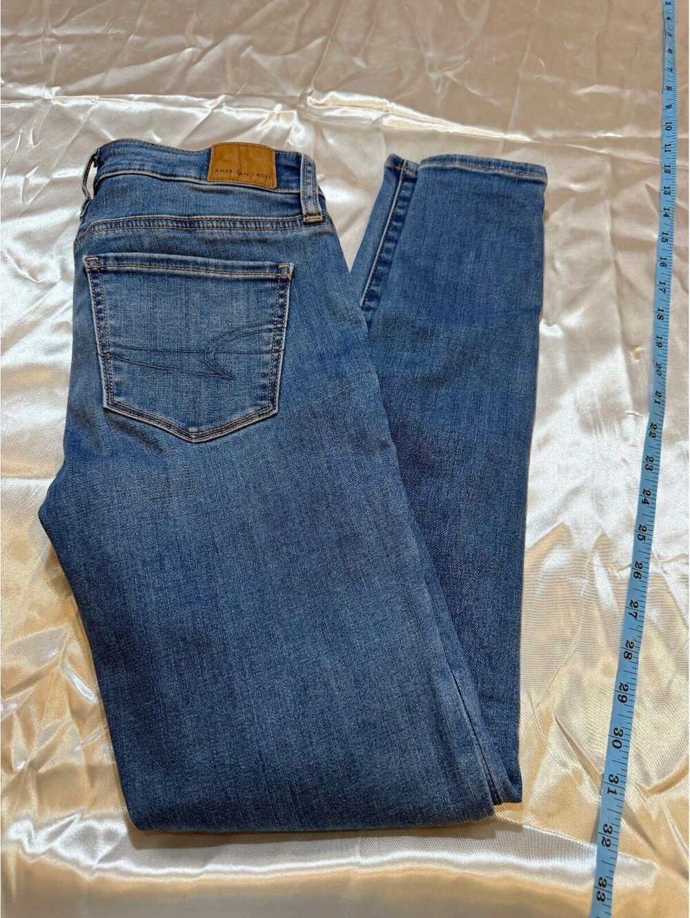 American Eagle Jegging Jeans in Medium Blue Wash, Size 0 Regular